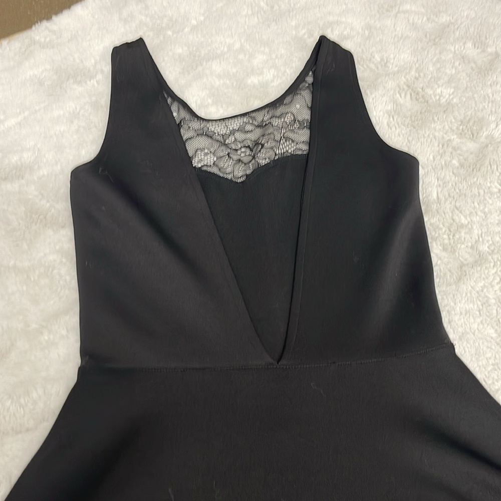 Free💜 H&M divided size 2 black dress - Picture 2 of 6